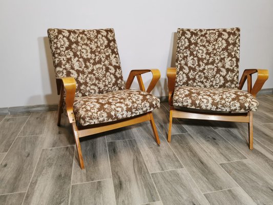 Armchairs attributed to Frantisek Jirak for Tatra, 1960s, Set of 2-QJA-1384251