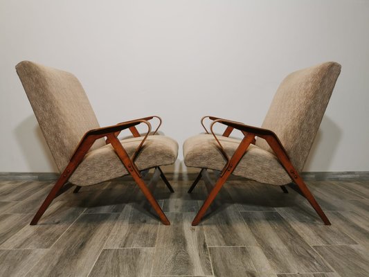 Armchairs attributed to Frantisek Jirak for Tatra, 1960s, Set of 2-QJA-1384255