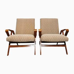 Armchairs attributed to Frantisek Jirak for Tatra, 1960s, Set of 2-QJA-1384255