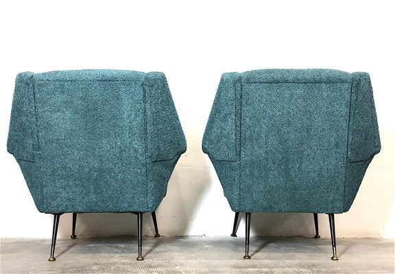 Armchairs attributed to Gigi Radice for Minotti, 1960s, Set of 2-FQG-1756593