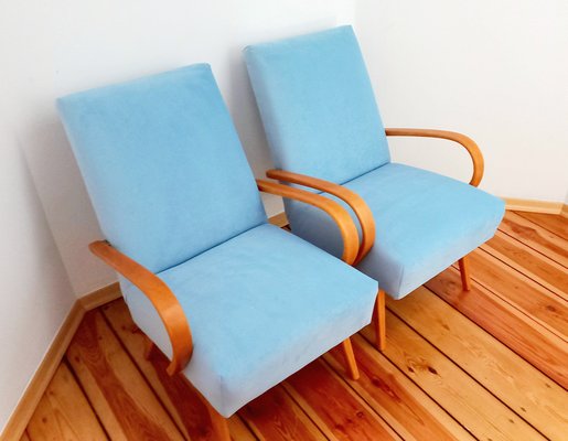 Armchairs attributed to Jaroslav Šmidek for Ton, Czechoslovakia, 1960s, Set of 2-DHD-1401133