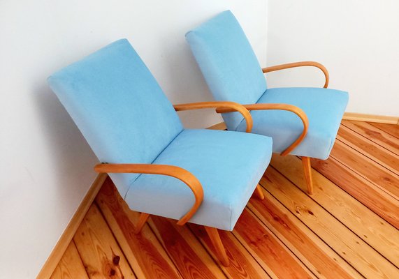 Armchairs attributed to Jaroslav Šmidek for Ton, Czechoslovakia, 1960s, Set of 2-DHD-1401133