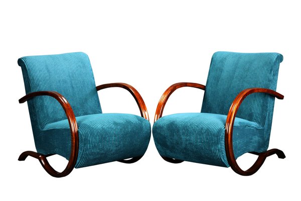 Armchairs attributed to Jindrich Halabala, 1934, Set of 2-YZB-1822634