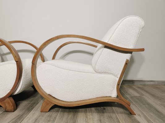 Armchairs attributed to Jindrich Halabala, Set of 2-QJA-1800536