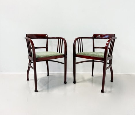 Armchairs attributed to Otto Wagner for Thonet, Austria, 1910s, Set of 2-FGA-1756220