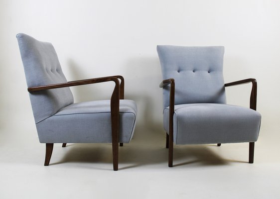 Armchairs attributed to Studio Tecnico Cassina, 1940s, Set of 2-WIM-1787441