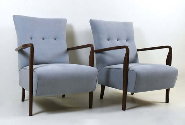 Armchairs attributed to Studio Tecnico Cassina, 1940s, Set of 2-WIM-1787441