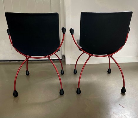 Armchairs by Boonzaaijer & Mazairac for Hennie De Jong, 1980s, Set of 2-IVH-2043360