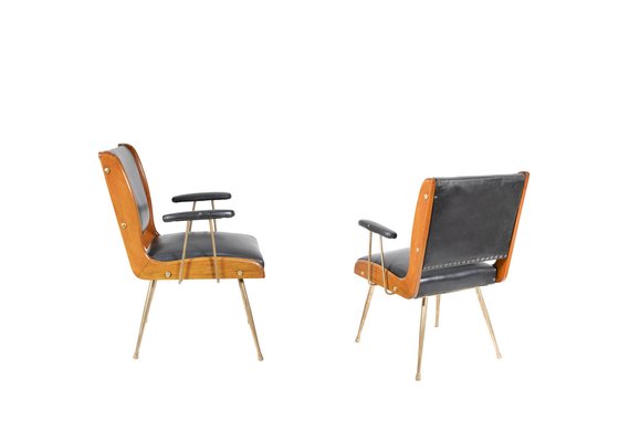 Armchairs by Carlo Ratti, 1960s, Set of 2-ZCI-2029230