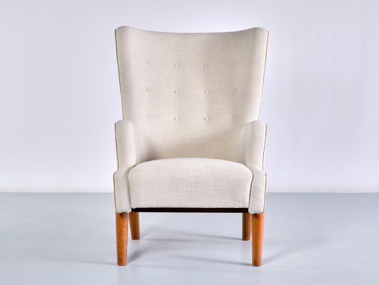 Armchairs by Eva and Nils Koppel for Slagelse Møbelværk, Denmark, 1950s, Set of 2-FMT-1275233