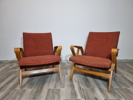 Armchairs by Frantisek Jirak for Tatra, Set of 2-QJA-1334769