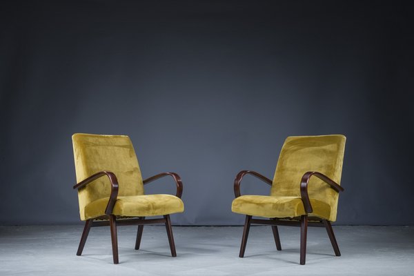 Armchairs by Jaroslav Smidek for Ton, 1960s, Set of 2-ZZH-1283369