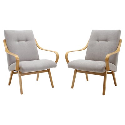 Armchairs by Jaroslav Smidek for Ton, 1960s, Set of 2-TZ-1287099