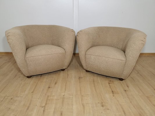 Armchairs by Jindrich Halabala, 1930s, Set of 2-QJA-1445235