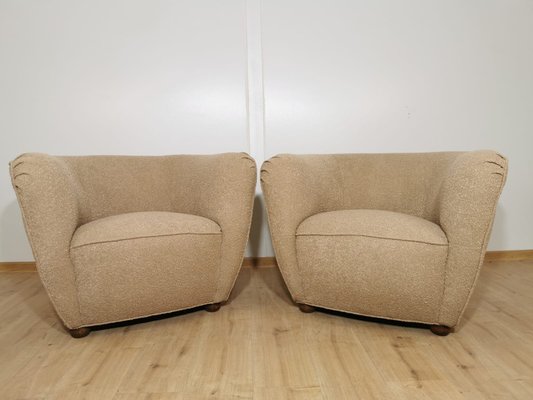 Armchairs by Jindrich Halabala, 1930s, Set of 2-QJA-1445235