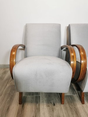 Armchairs by Jindrich Halabala, 1940s, Set of 2-QJA-1741781