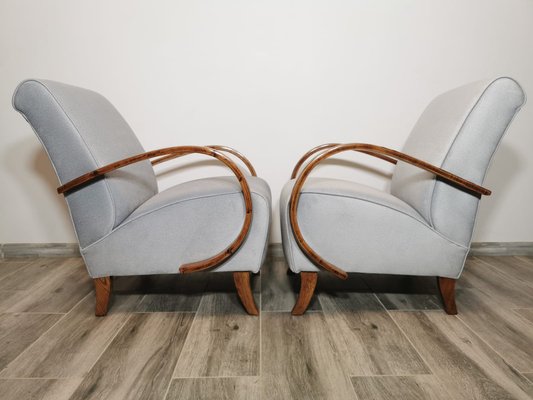 Armchairs by Jindrich Halabala, 1940s, Set of 2-QJA-1741781