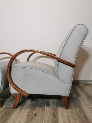 Armchairs by Jindrich Halabala, 1940s, Set of 2-QJA-1741781