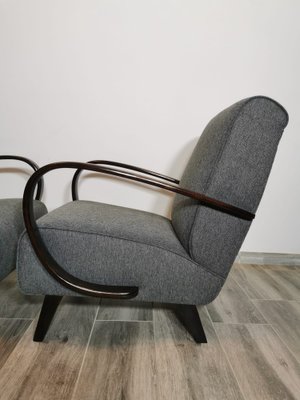 Armchairs by Jindrich Halabala, 1940s, Set of 2-QJA-1730505