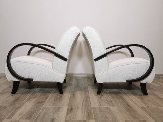 Armchairs by Jindrich Halabala, 1940s, Set of 2-QJA-1779652