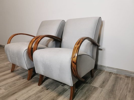 Armchairs by Jindrich Halabala, 1940s, Set of 2-QJA-1741781