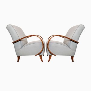 Armchairs by Jindrich Halabala, 1940s, Set of 2-QJA-1741781