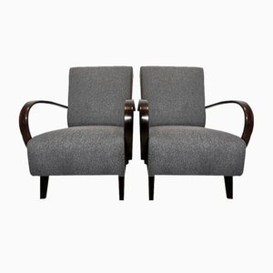 Armchairs by Jindrich Halabala, 1940s, Set of 2-QJA-1730505