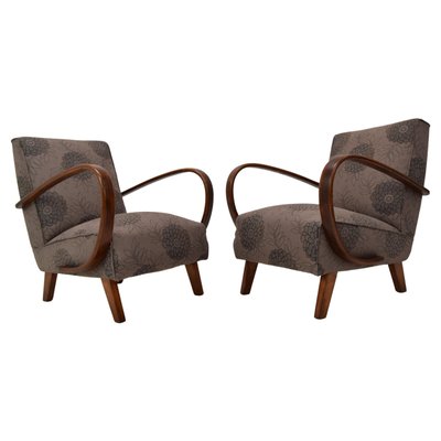 Armchairs by Jindrich Halabala, 1950s, Set of 2-TZ-1317155