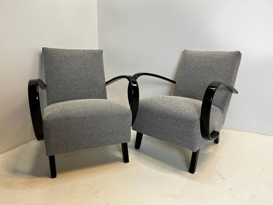 Armchairs by Jindrich Halabala for Up Závody, 1950s, Set of 2-KWR-1800546