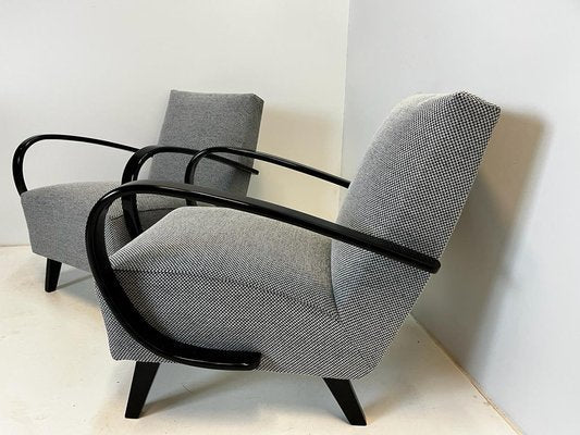 Armchairs by Jindrich Halabala for Up Závody, 1950s, Set of 2-KWR-1800546