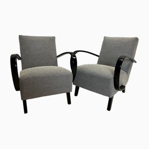 Armchairs by Jindrich Halabala for Up Závody, 1950s, Set of 2-KWR-1800546