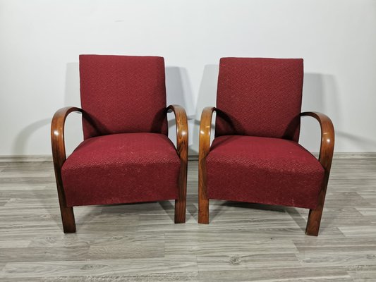 Armchairs by Jindrich Halabala for Up Závody, 1960s, Set of 2-QJA-1637137