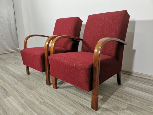 Armchairs by Jindrich Halabala for Up Závody, 1960s, Set of 2-QJA-1637137