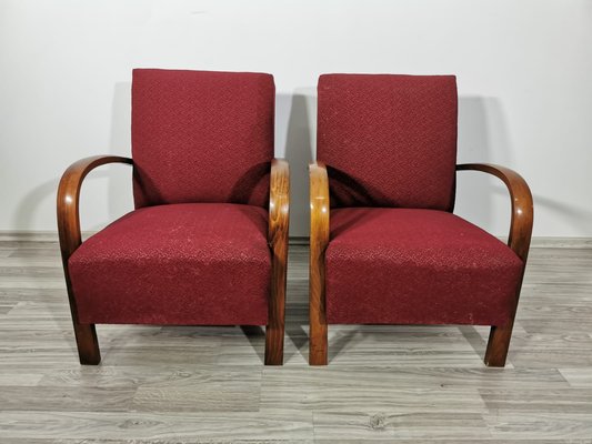 Armchairs by Jindrich Halabala for Up Závody, 1960s, Set of 2-QJA-1637137