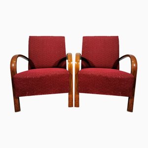 Armchairs by Jindrich Halabala for Up Závody, 1960s, Set of 2-QJA-1637137