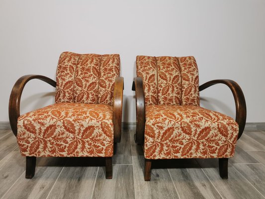 Armchairs by Jindřich Halabala, Set of 2-QJA-1320080