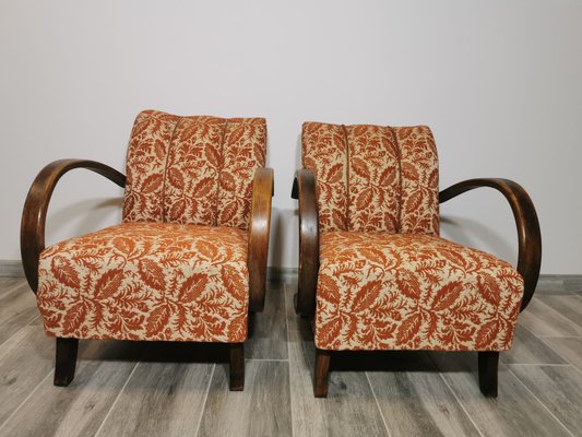 Armchairs by Jindřich Halabala, Set of 2-QJA-1320080