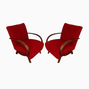 Armchairs by Jindřich Halabala, Set of 2-QJA-1083112