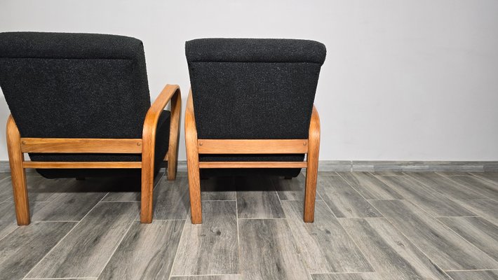 Armchairs by K. Kozelka & A. Kropacek, 1950s, Set of 2-QJA-2034765