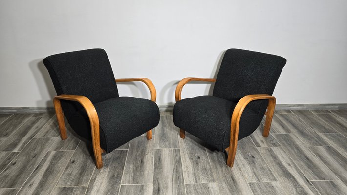 Armchairs by K. Kozelka & A. Kropacek, 1950s, Set of 2-QJA-2034765