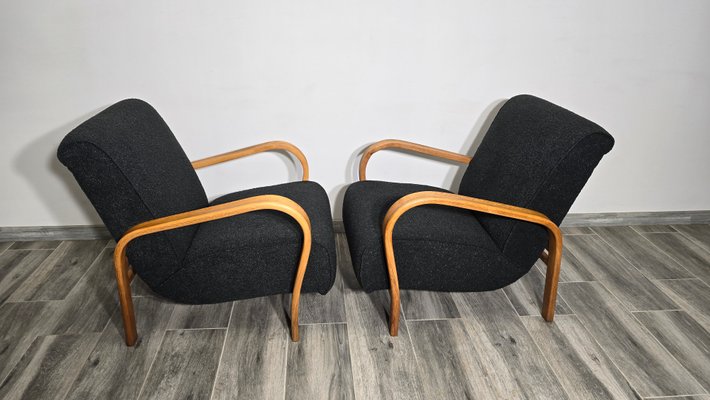 Armchairs by K. Kozelka & A. Kropacek, 1950s, Set of 2-QJA-2034765