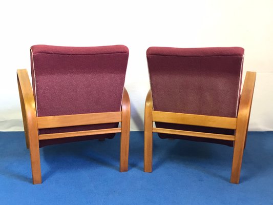 Armchairs by Kropáček and Taner, 1950s, Set of 2-JXK-1174762