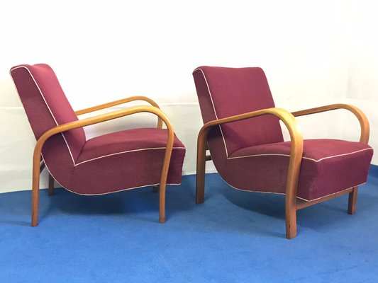 Armchairs by Kropáček and Taner, 1950s, Set of 2-JXK-1174762