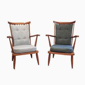 Armchairs by Lucian Ercolani for Ercol, 1950s, Set of 2-SJU-802781