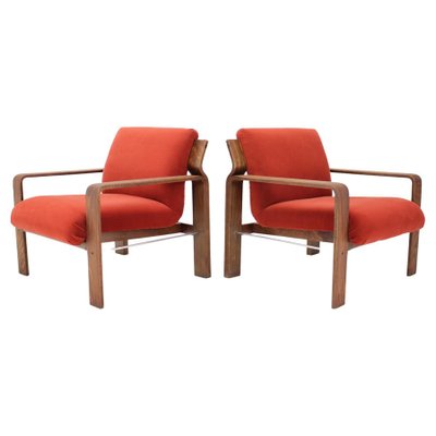 Armchairs by Ludvík Volák for Dřevopodnik Holešov, 1960s, Set of 2-TZ-1098757