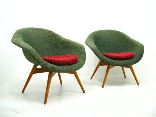 Armchairs by Miroslav Navratil for Cesky Nabytek, 1970s, Set of 2-WVA-1945983