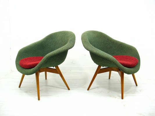 Armchairs by Miroslav Navratil for Cesky Nabytek, 1970s, Set of 2-WVA-1945983