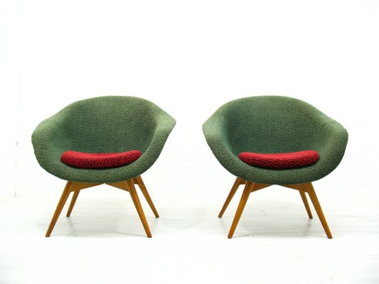 Armchairs by Miroslav Navratil for Cesky Nabytek, 1970s, Set of 2-WVA-1945983