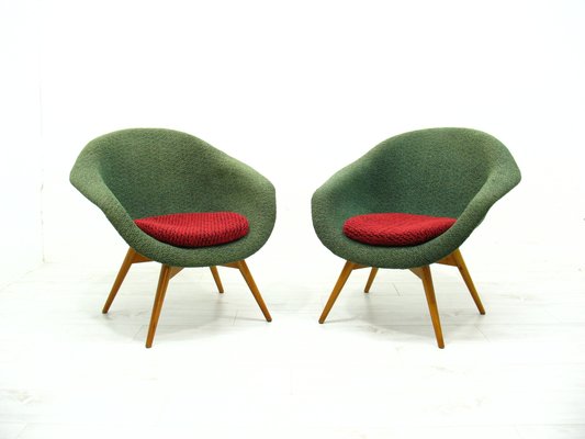 Armchairs by Miroslav Navratil for Cesky Nabytek, 1970s, Set of 2-WVA-1945983