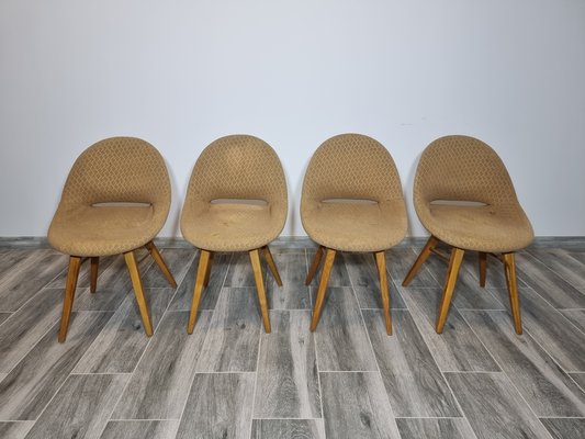 Armchairs by Miroslav Navratil, Set of 4-QJA-1327838